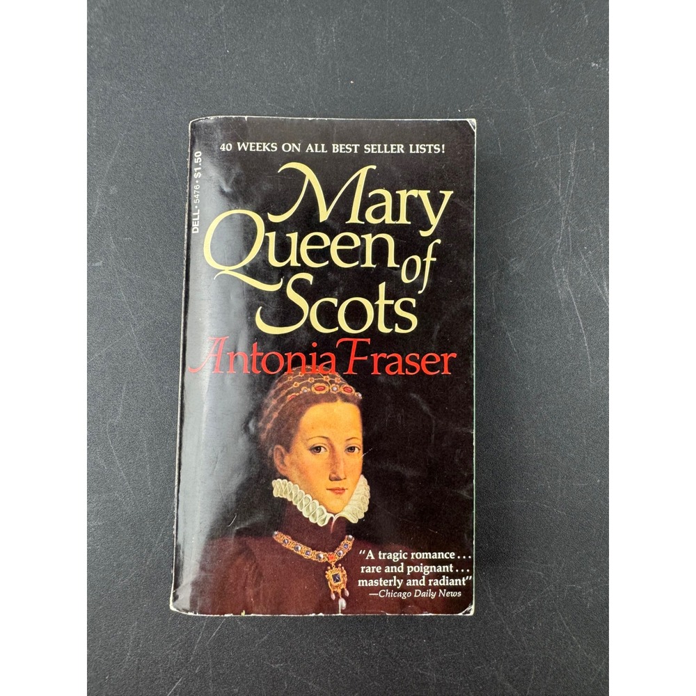 Mary Queen of Scots Antonia Fraser Dell‎ 1971 Vintage Paperback Biography